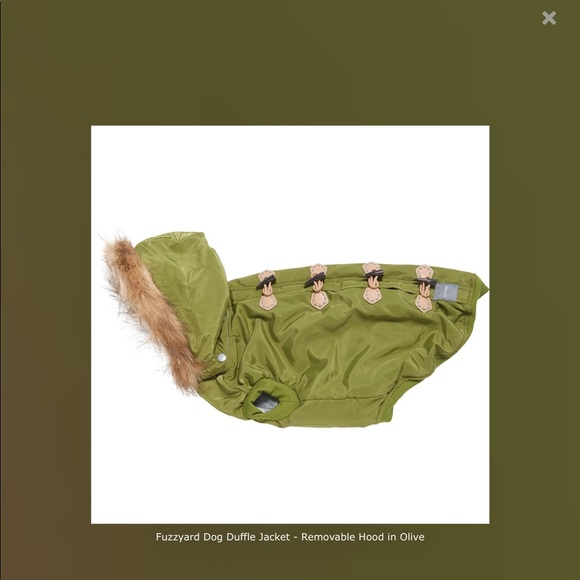 NWT HOODED DOG JACKET - Picture 6 of 6